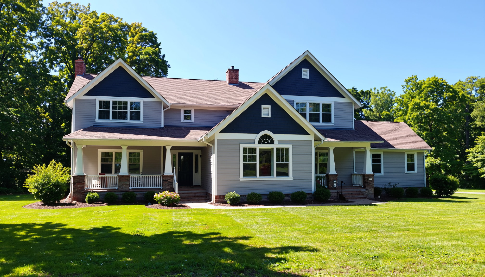 Cartersville, GA home seamless rain gutters